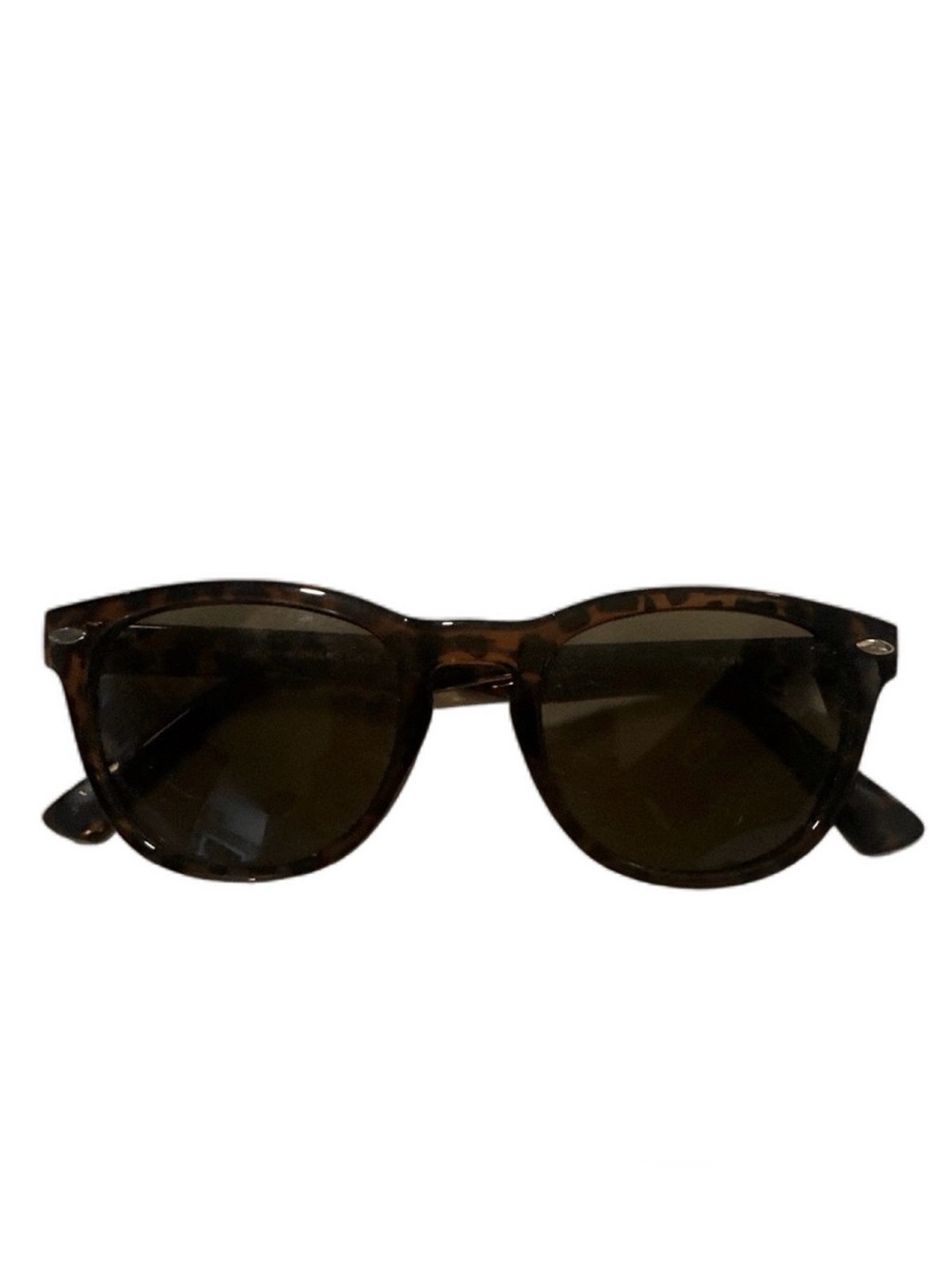 Lucky Brand Tortoiseshell Brown Round Sunglasses